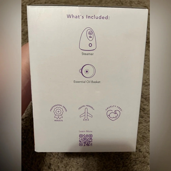 NIB Spa Sciences CIRRA Nano Ionic Vanity Facial Steamer - Picture 4 of 5